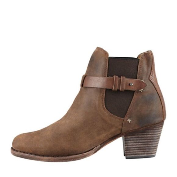 Rag & Bone | Durham Chelsea Boot Brown Buckle Ankle Boots Booties | 5 - Picture 1 of 9